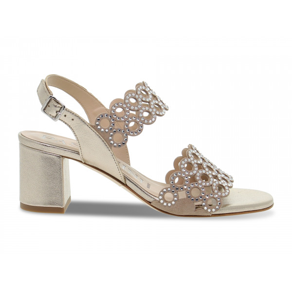 Sandalo basso Pasquini Calzature - tortora e platino Donna Sandalo basso