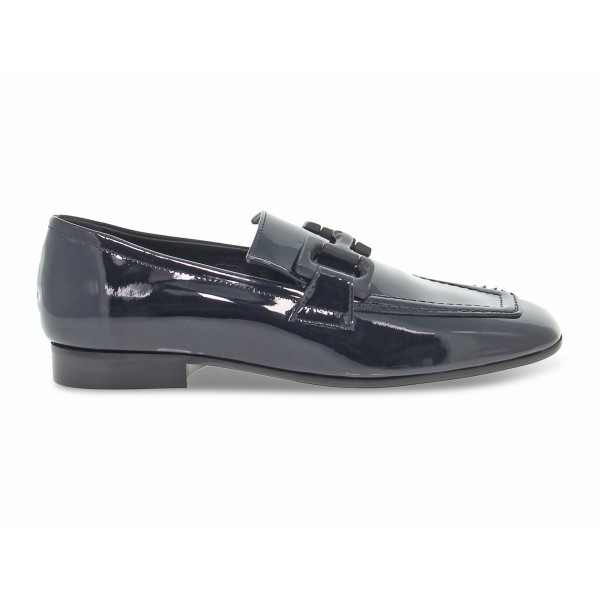 Scarpa bassa Poesie Veneziane GUCCI DANDY MOCASSINO in vernice oceano Donna Scarpa bassa