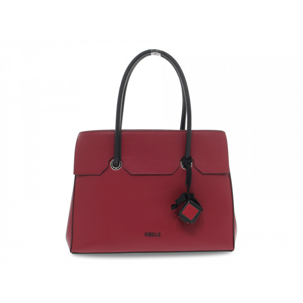 Borsa a mano Rebelle AZZURRA BIRKIN M RUGA in pelle bordeaux