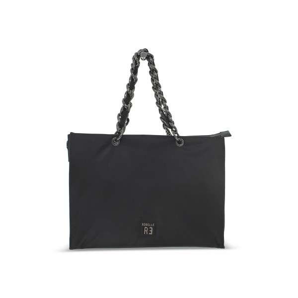 Shopping bag Rebelle CHERYL SHOPPING NYLON BLACK in nylon nero
