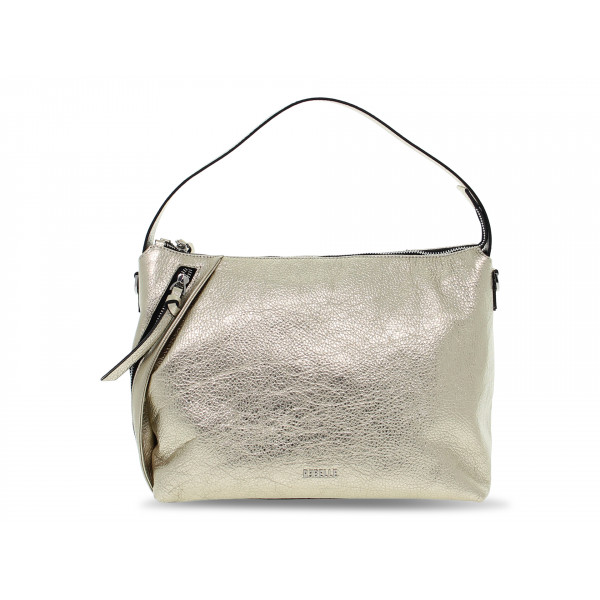 Borsa a tracolla Rebelle - platino