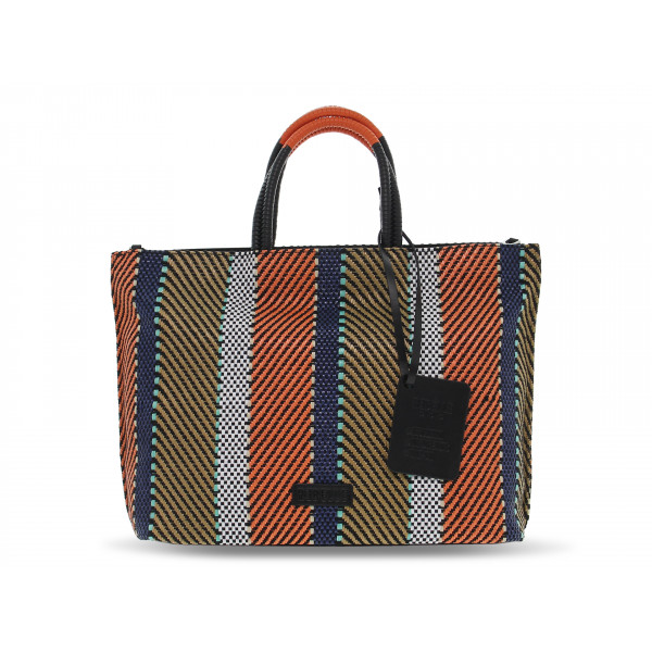 Borsa a mano Rebelle - arancio e multicolore Donna Borsa a mano