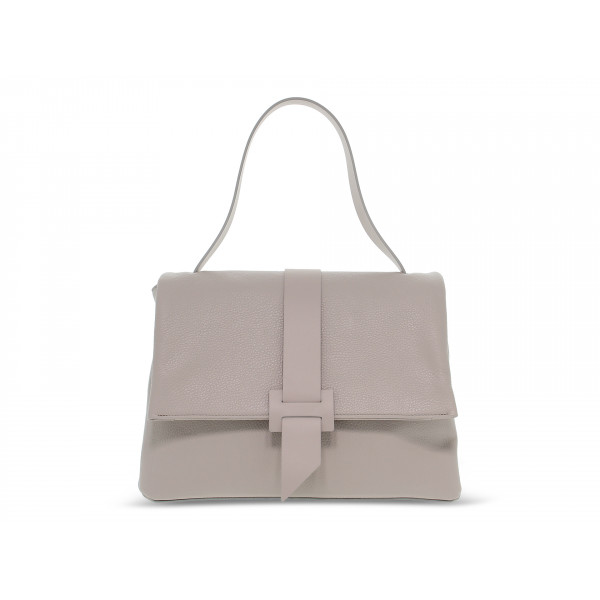Borsa a tracolla Rebelle HELGA SATCHEL IMPULSE DOLLARO in pelle beige Donna Borsa a tracolla