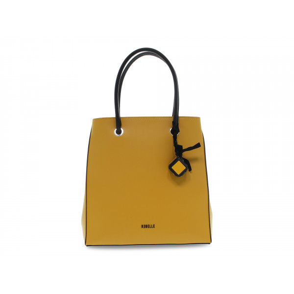 Shopping bag Rebelle PRISMA SHOPPING M RUGA in pelle senape