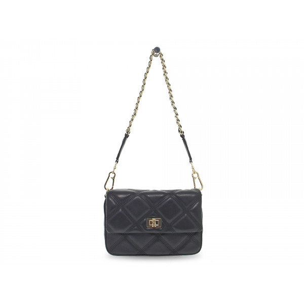 Borsa a tracolla Steve Madden BROONEY in nappa nero e oro Donna Borsa a tracolla