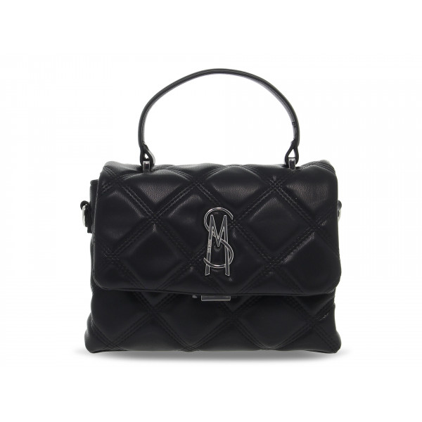 Borsa a mano Steve Madden BWORSHIP TOP HANDLE in nappa nero e argento Donna Borsa a mano