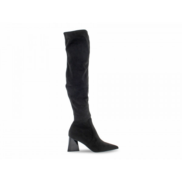 Stivale Steve Madden EVERMORE BLACK in camoscio e microfibra nero Donna Stivale
