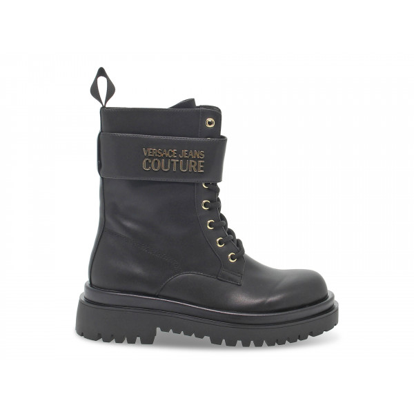 Polacco Versace Jeans Couture JEANS COUTURE DREW in pelle nero Donna Polacco