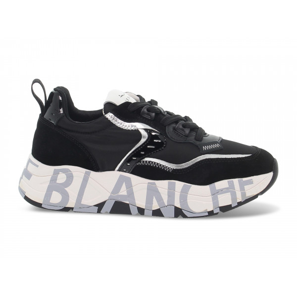 Sneakers Voile Blanche - nero e silver