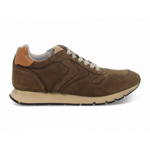 Sneakers Voile Blanche LIAM PUMP in nabuk e pelle marrone e cuoio Uomo Sneakers
