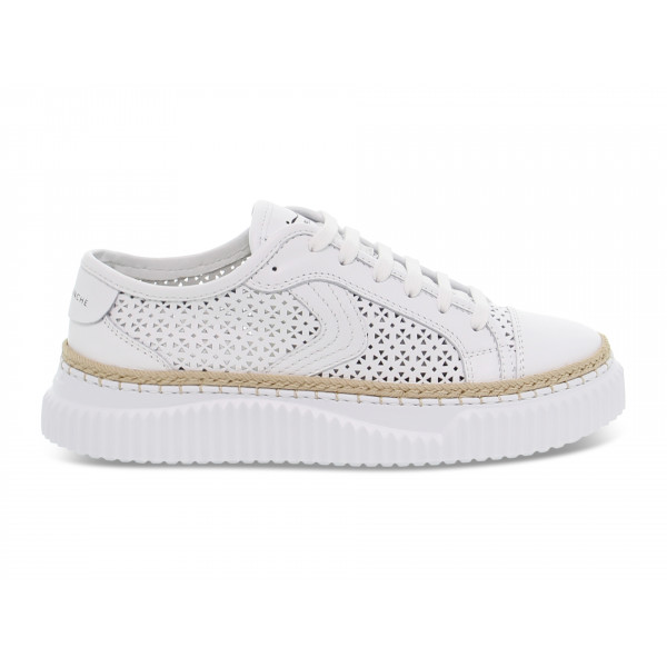 Sneakers Voile Blanche MAIORCA MESH in pelle bianco