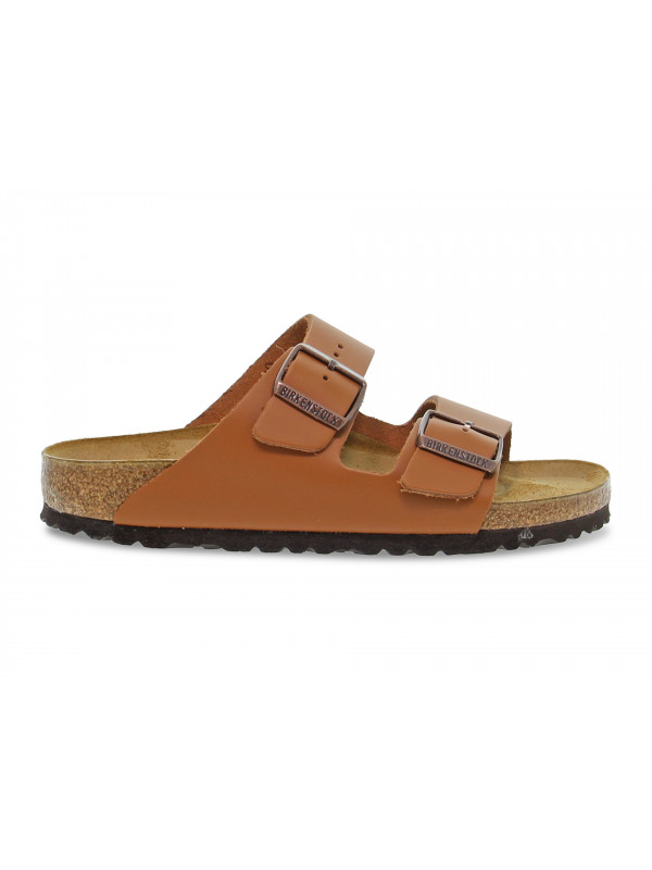 Sandalo basso Birkenstock ARIZONA in pelle cuoio