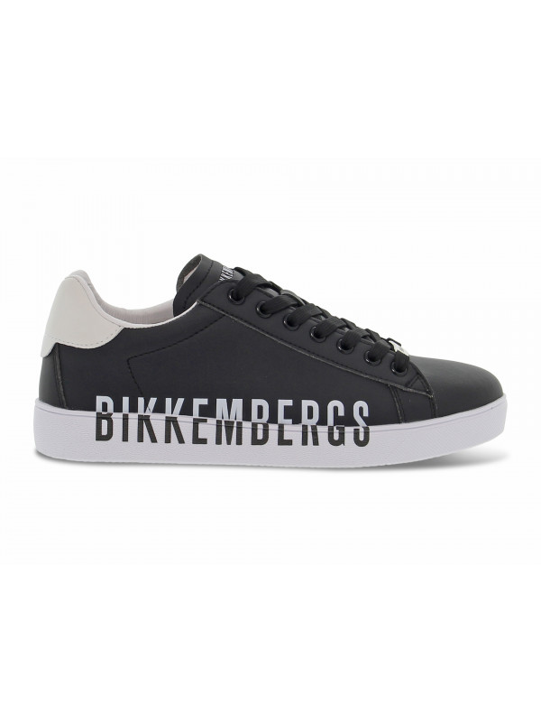 Sneakers Bikkembergs EXTRALIGHT in microfibra nero e bianco
