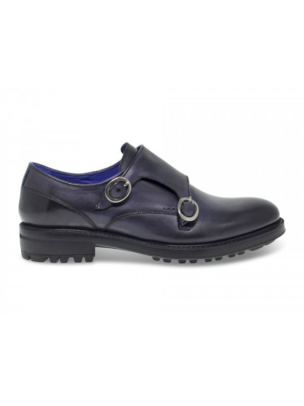 Senza stringhe Brecos in pelle blu