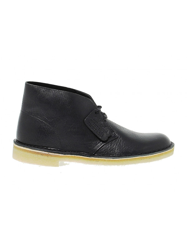 Polacco Clarks DESERT BOOT LEATHER in pelle nero