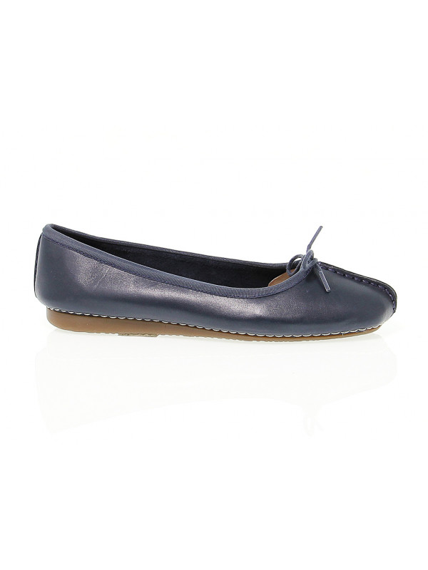 Scarpa bassa Clarks FRECKLE ICE in pelle blu