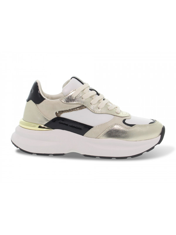 Sneakers Crime London - bianco e oro Donna Sneakers