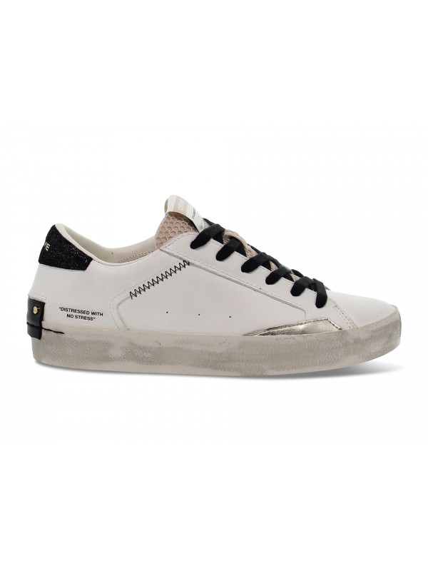 Sneakers Crime London - bianco e platino
