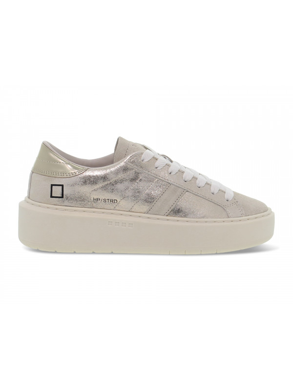 Sneakers D.A.T.E. - platino e oro
