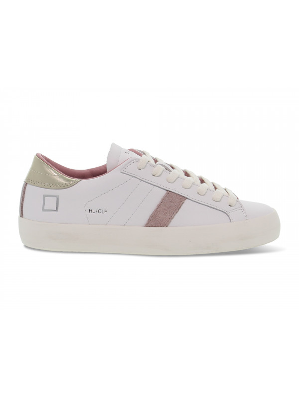 Sneakers D.A.T.E. - bianco e oro