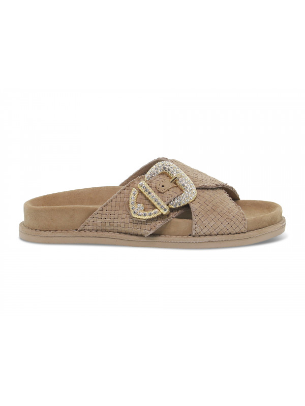 Sandalo basso Emanuèlle Vee - beige Donna Sandalo basso