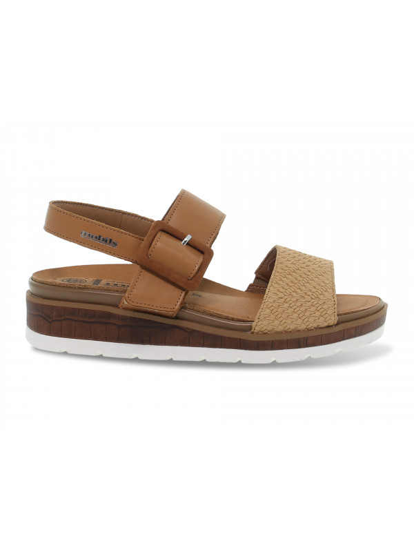 Sandalo basso Mephisto - cuoio Donna Sandalo basso