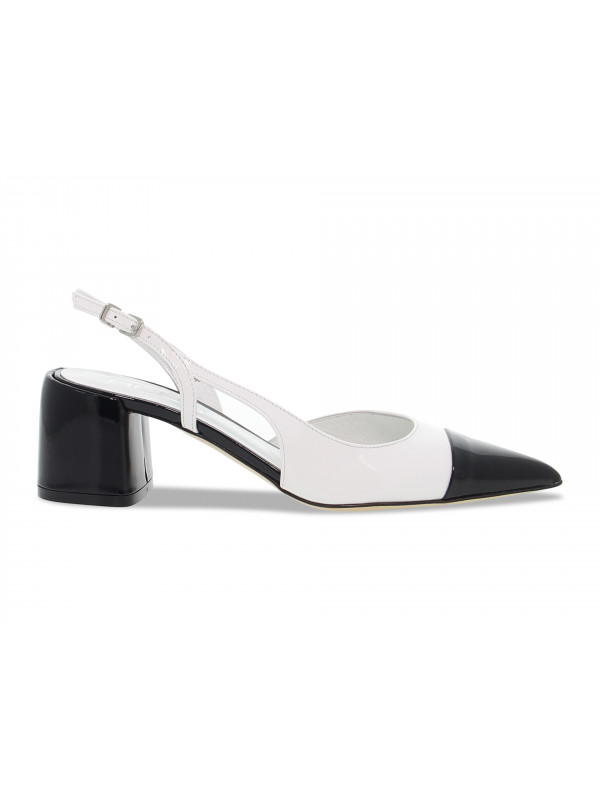 Scarpa con tacco Ncub - bianco e nero