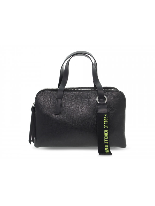 Borsa a mano Rebelle ASSIA SMALL DOLLARO in pelle nero Donna Borsa a mano