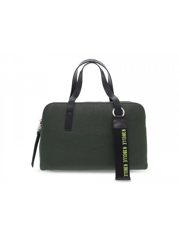 Borsa a mano Rebelle ASSIA SMALL DOLLARO in pelle verde Donna Borsa a mano