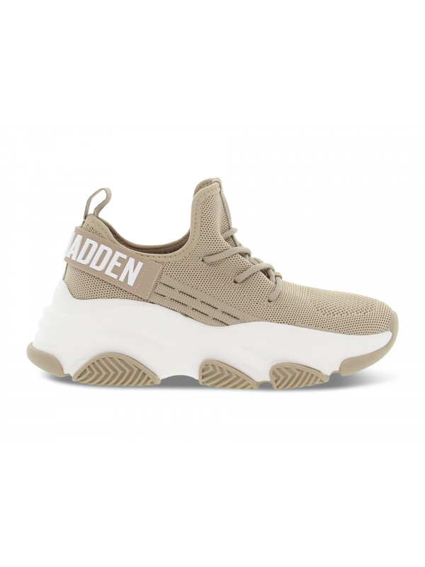 Sneakers Steve Madden PROTEGE SAND in tessuto sabbia e bianco