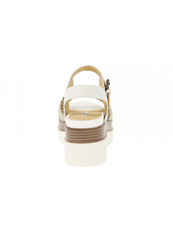 Sandalo con tacco Geox RADWA in pelle Guidi Calzature Saldi