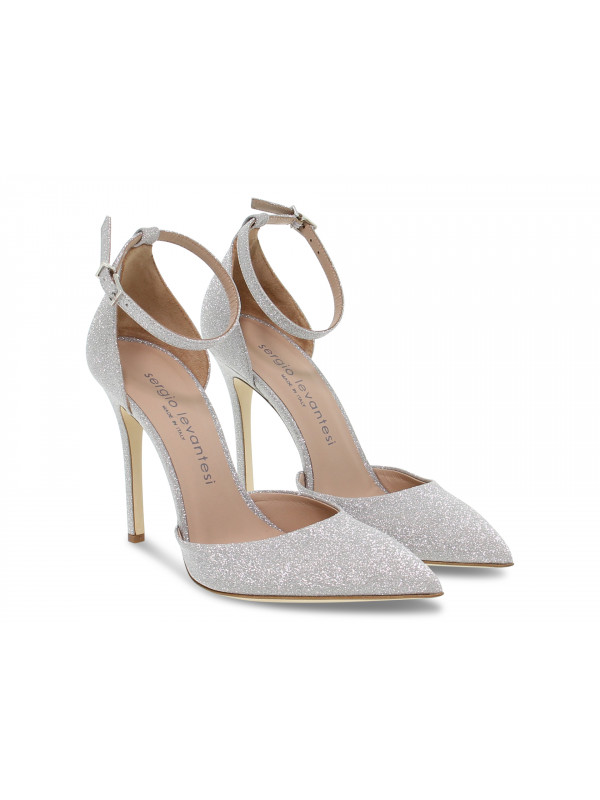 CALZATURE NUCCA - SCARPE DONNA - SCARPA CON TACCO - SANDALO BASSO