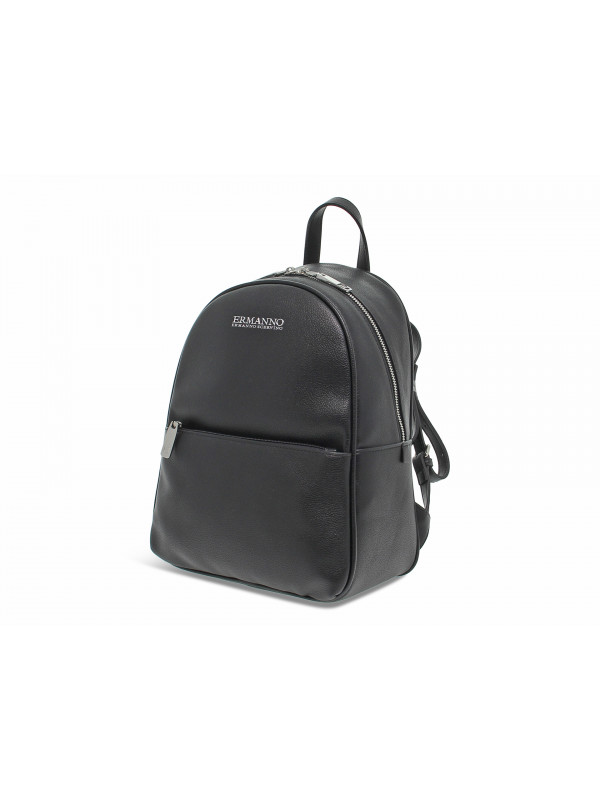 Zaino Ermanno Scervino BACKPACK MAVIS in ecopelle nero - Guidi ...