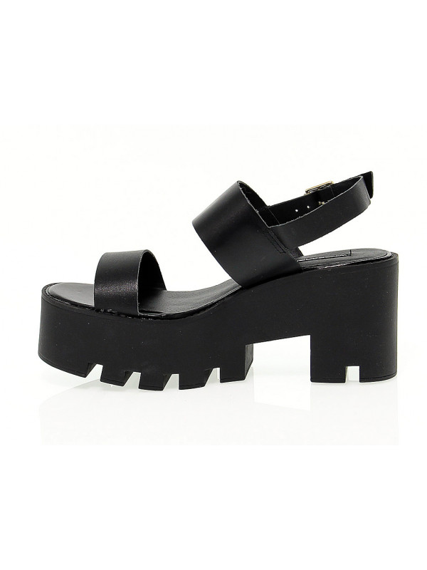 Sandalo Windsor Smith TWITCH da donna nero. | Gulliver Moda