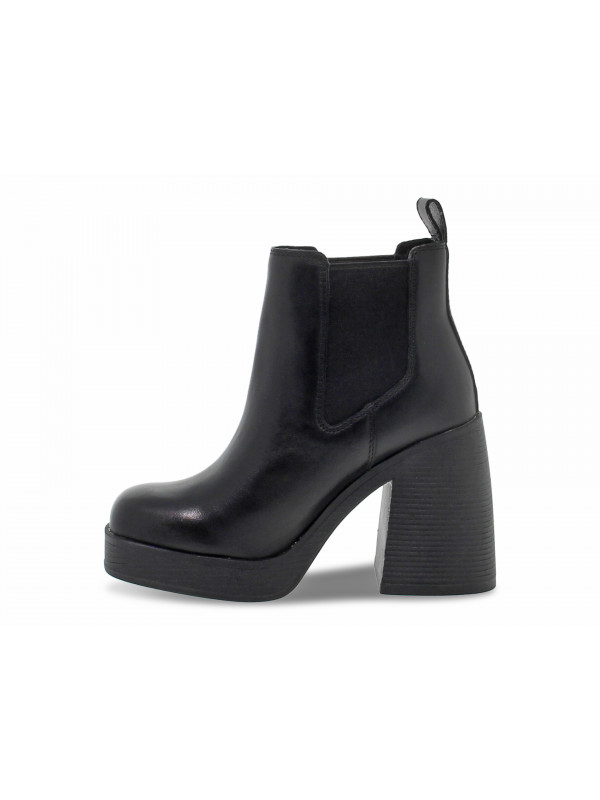 Tronchetto Windsor Smith PRIORITY BLACK PIGMENT in pelle nero