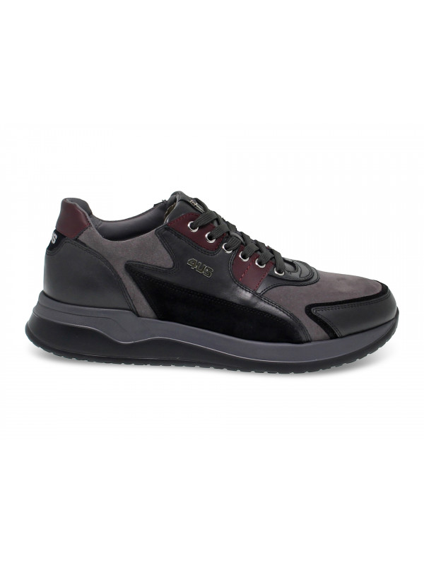 Sneakers Cesare Paciotti in grey suede leather