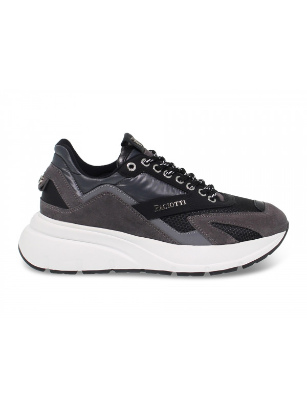 Sneakers Cesare Paciotti in grey suede leather Guidi Calzature Spring Summer Sales 2024 Collection Guidi Calzature