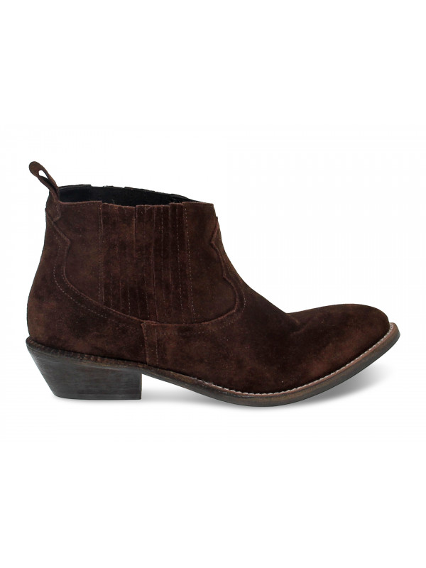 Ankle boot Ame in brown suede leather