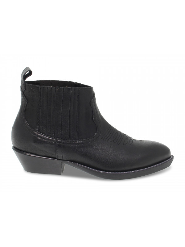 Ankle boot Ame in black leather