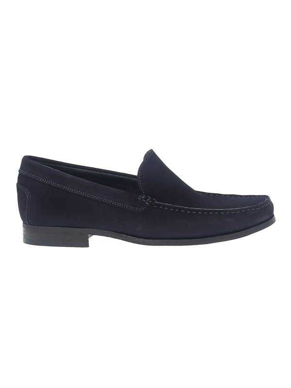 Loafer Antica Cuoieria TODS in blue suede leather