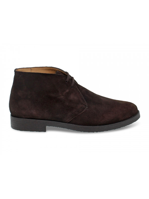 Low boot Antica Cuoieria STILE INGLESE in brown suede leather