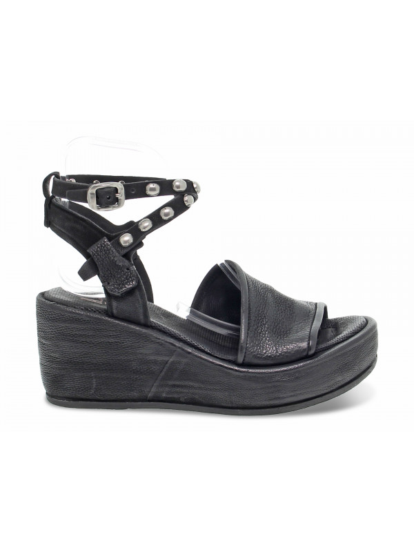 Wedge A.S.98 in black leather