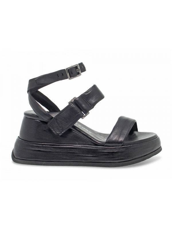 Wedge A.S.98 BALENCIAGA in black leather