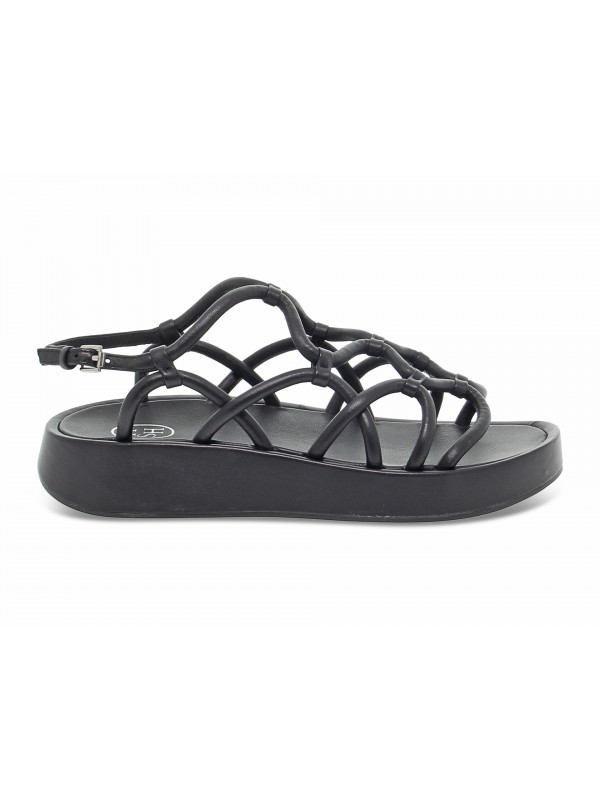 Flat sandals Ash VENUS IMBOTTITO BLACK in black tassel