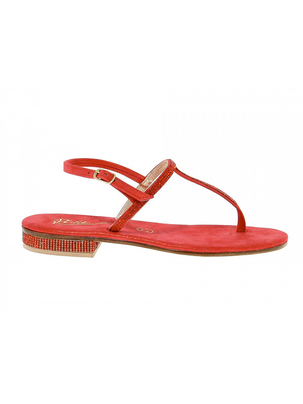 Flat sandals Balduccelli in leather