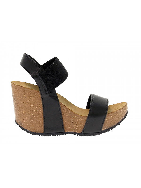 Wedge Bionatura in leather