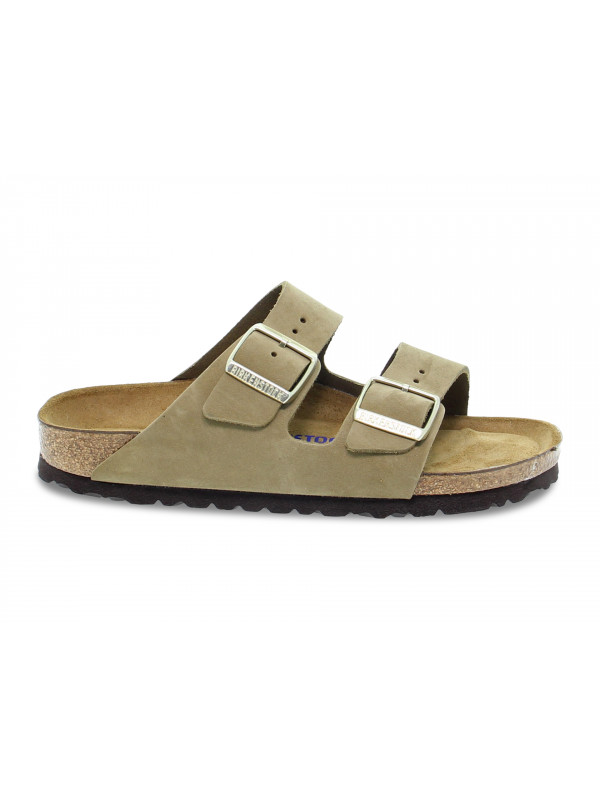 Flat sandals Birkenstock ARIZONA in mud nubuck