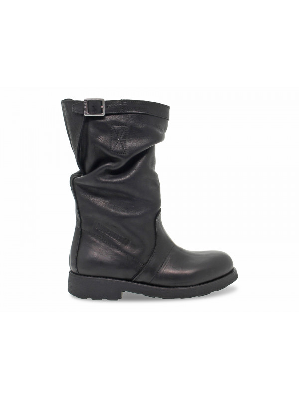 Boot Bikkembergs VINTAGE BIKER EX-VIETTA in black leather