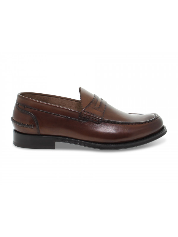 Loafer Brecos COLLEGE INGLESE in brown leather