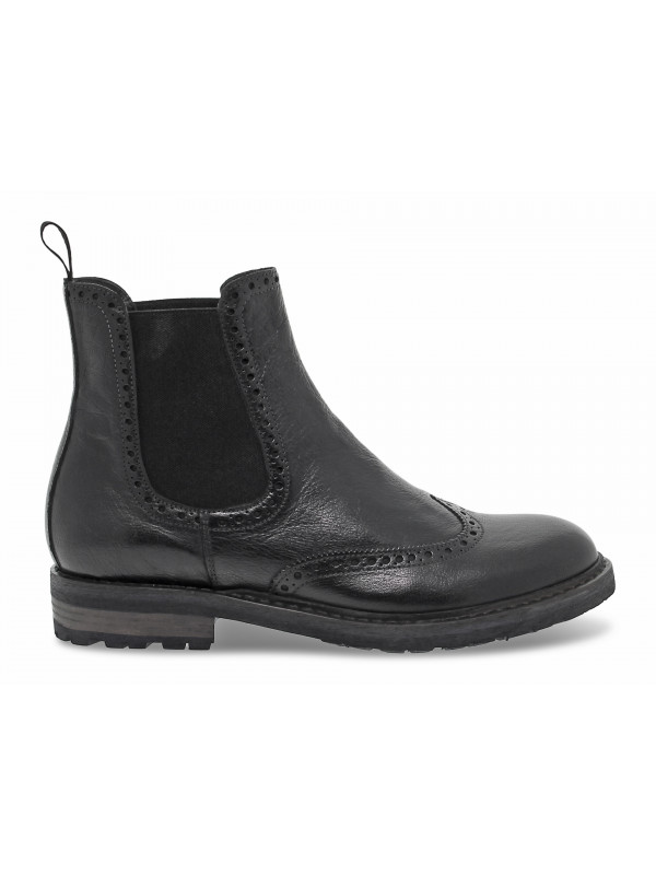 Low boot Brecos STILE INGLESE in black leather